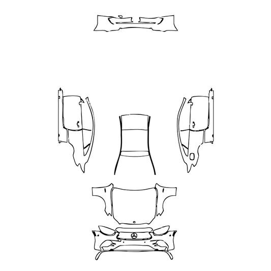 Pre-Cut PPF Mercedes-Benz E Class Coupe AMG E53 2023 - PPF-Kits