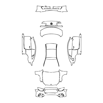 Pre-Cut PPF Mercedes-Benz E Class Coupe AMG Line 2023 - PPF-Kits