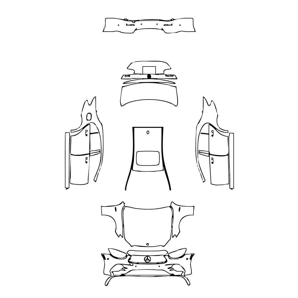Pre-Cut PPF Mercedes-Benz E Class Sedan AMG E53 2022 - PPF-Kits