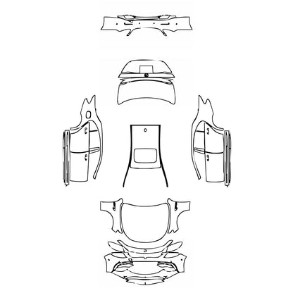 Pre-Cut PPF Mercedes-Benz E Class Sedan AMG E63 S 2017 - PPF-Kits