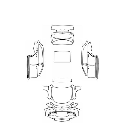 Pre-Cut PPF Mercedes-Benz E Class Wagon Estate AMG E63 2018 - PPF-Kits