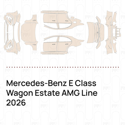Pre-Cut PPF Mercedes-Benz E Class Wagon Estate AMG Line 2026