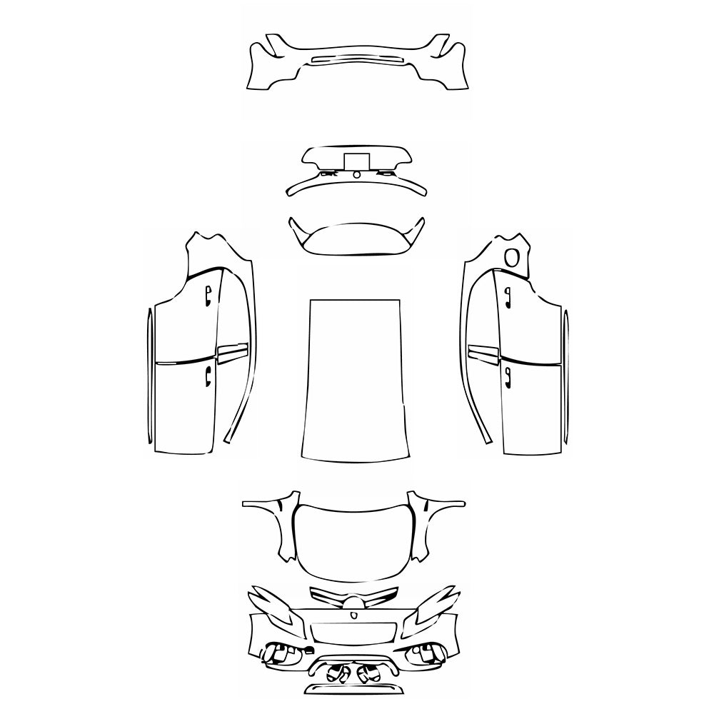 Pre-Cut PPF Mercedes-Benz GLA AMG GLA 45 2017 - PPF-Kits