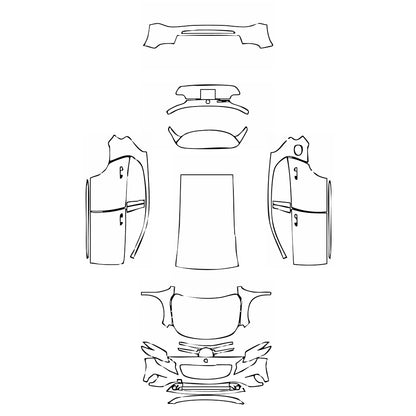 Pre-Cut PPF Mercedes-Benz GLA Base 2013 - PPF-Kits