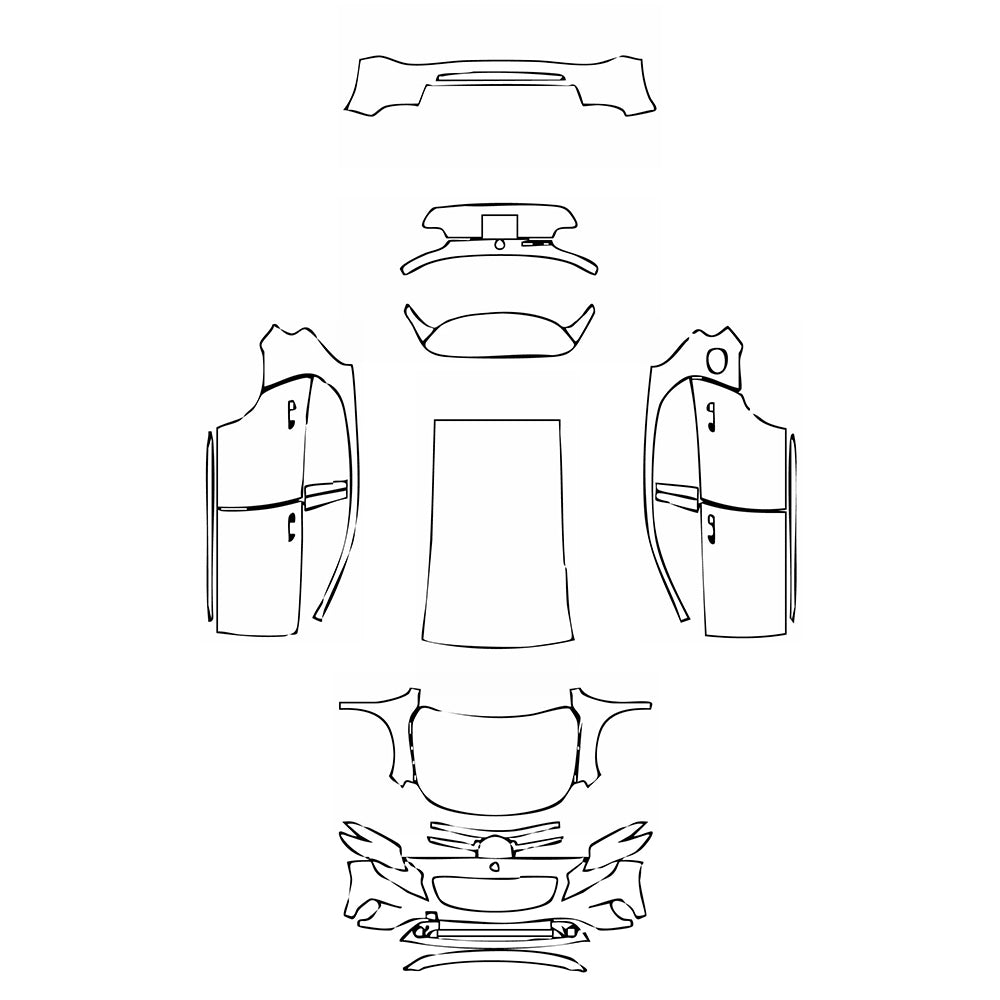 Pre-Cut PPF Mercedes-Benz GLA Base 2015 - PPF-Kits