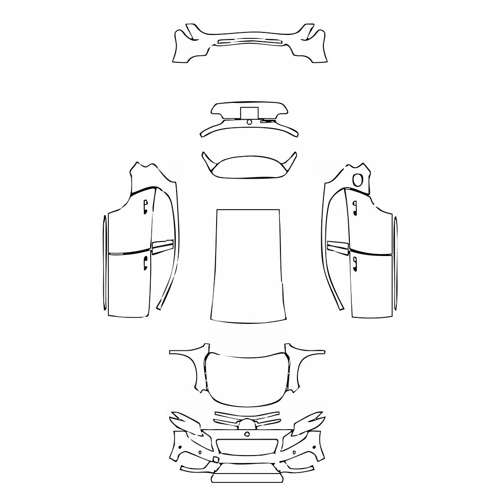 Pre-Cut PPF Mercedes-Benz GLA Sport 2015 - PPF-Kits