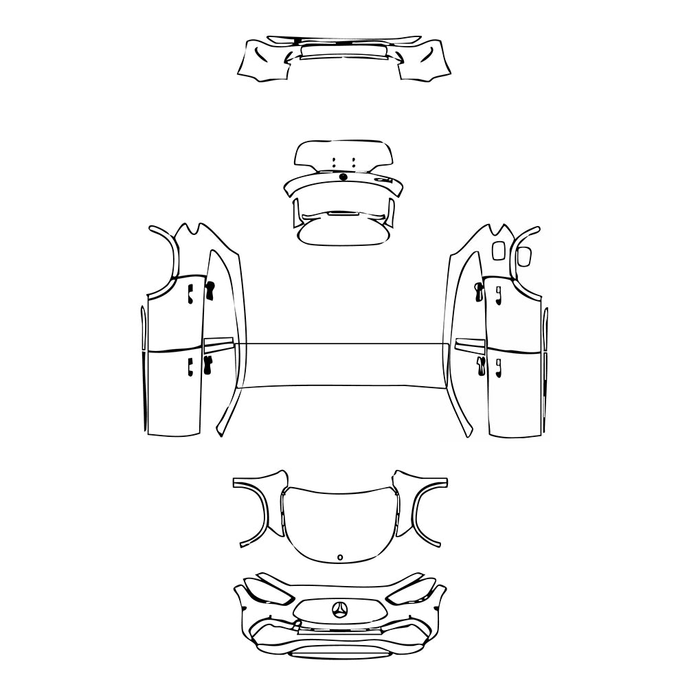Pre-Cut PPF Mercedes-Benz GLA Sport 2020 - PPF-Kits