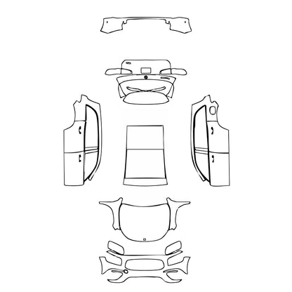 Pre-Cut PPF Mercedes-Benz GLB AMG Line 2021 - PPF-Kits