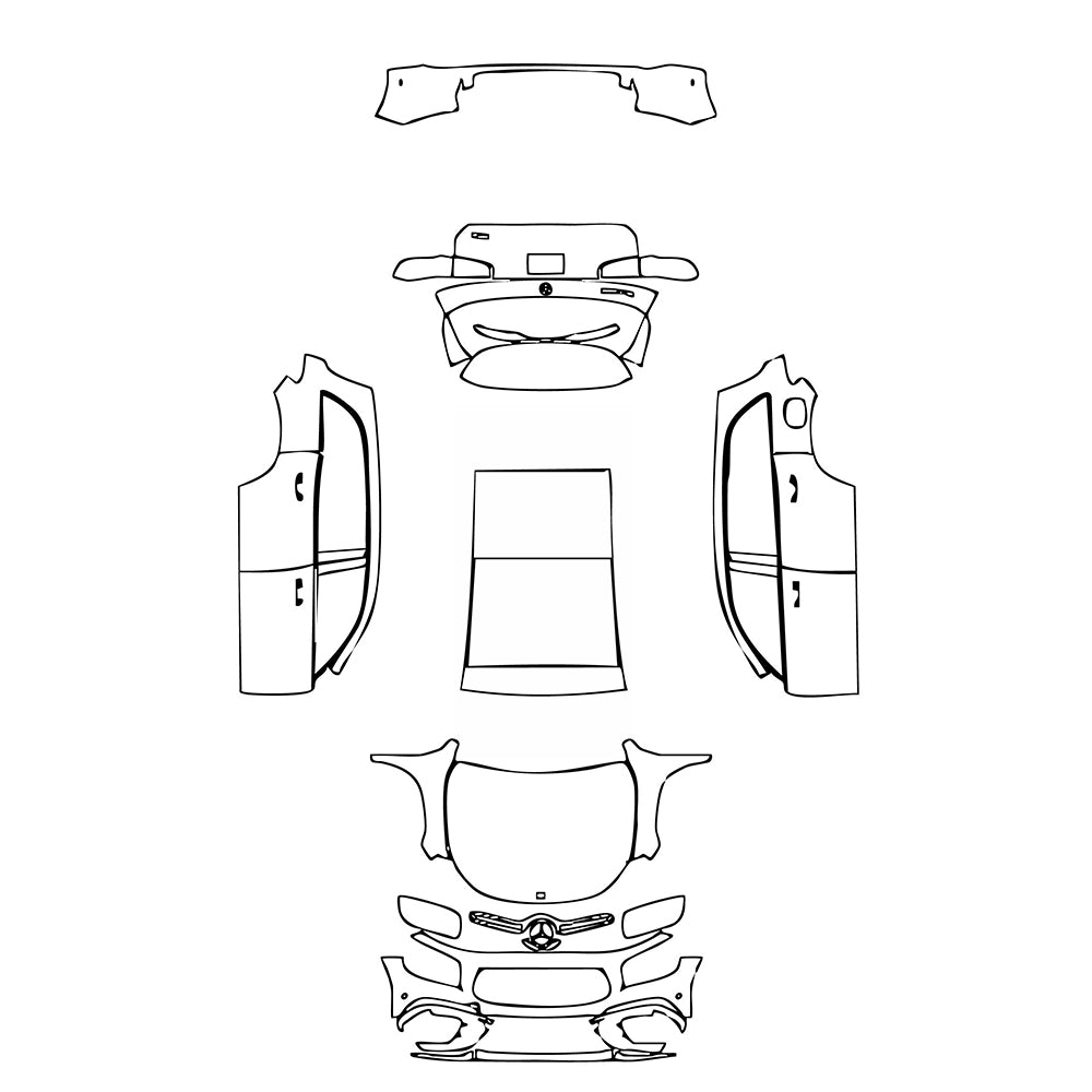 Pre-Cut PPF Mercedes-Benz GLB AMG Line 2025 - PPF-Kits