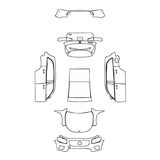 Pre-Cut PPF Mercedes-Benz GLB Base 2020 - PPF-Kits