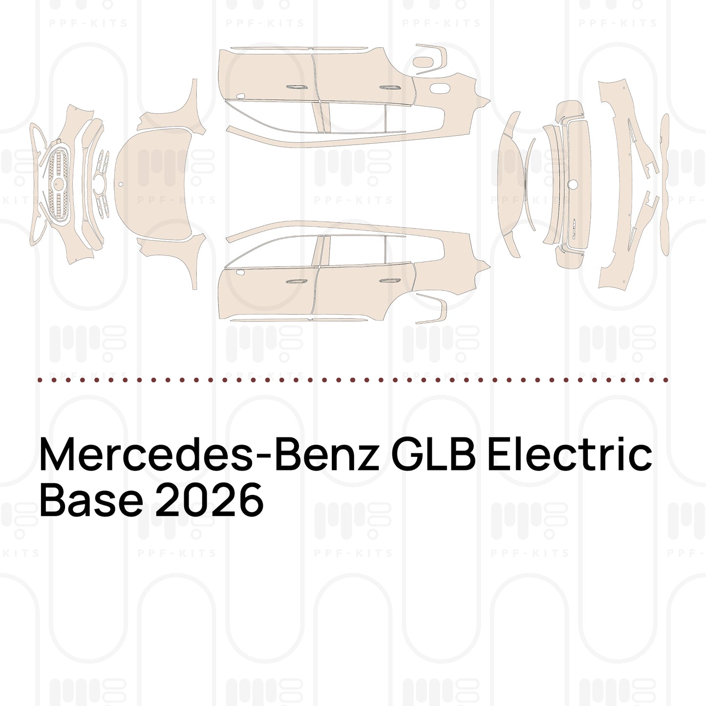 Pre-Cut PPF Mercedes-Benz GLB Electric Base 2026