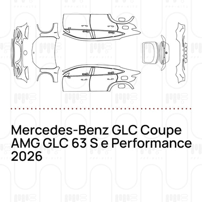 Pre-Cut PPF Mercedes-Benz GLC Coupe AMG GLC 63 S e Performance 2026