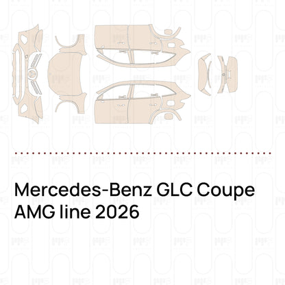 Pre-Cut PPF Mercedes-Benz GLC Coupe AMG line 2026