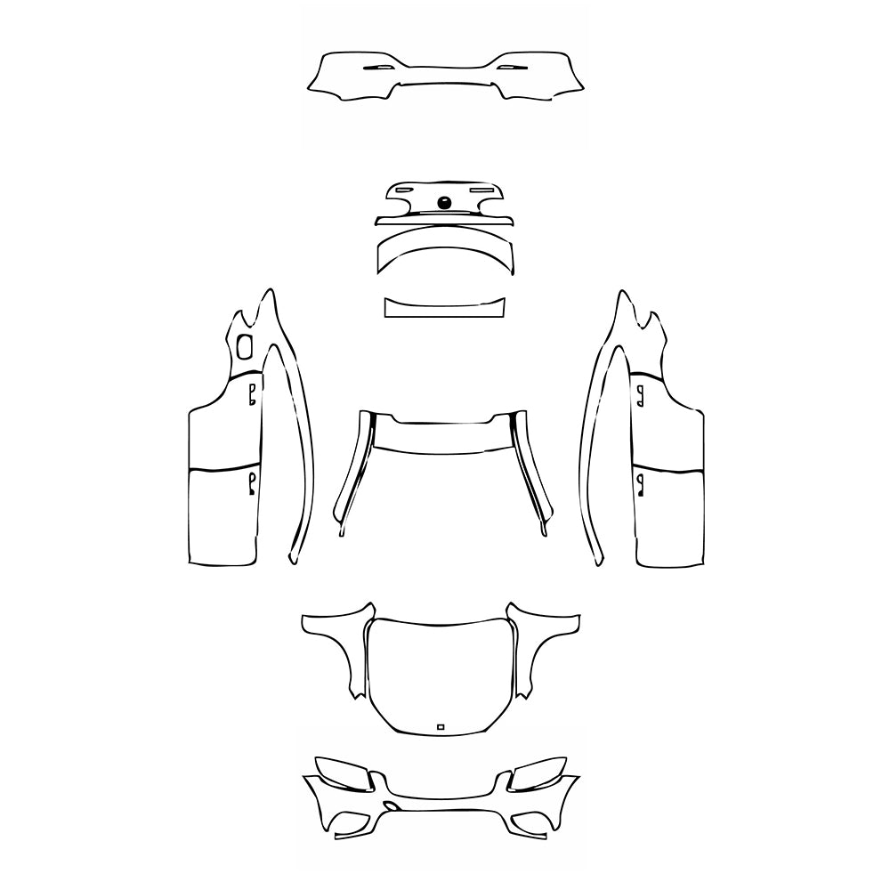 Pre-Cut PPF Mercedes-Benz GLC Coupe Base 2018 - PPF-Kits