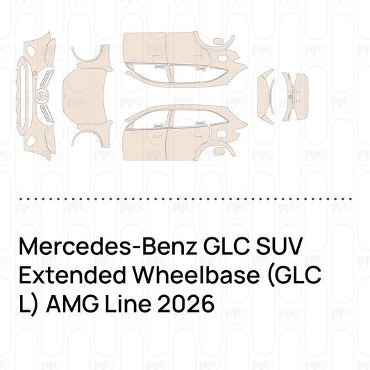 Pre-Cut PPF Mercedes-Benz GLC SUV Extended Wheelbase (GLC L) AMG Line 2026