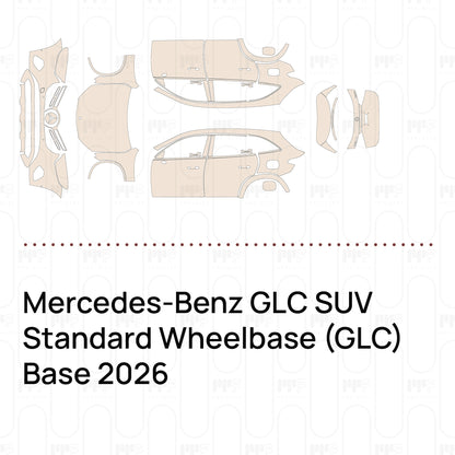 Pre-Cut PPF Mercedes-Benz GLC SUV Standard Wheelbase (GLC) Base 2026
