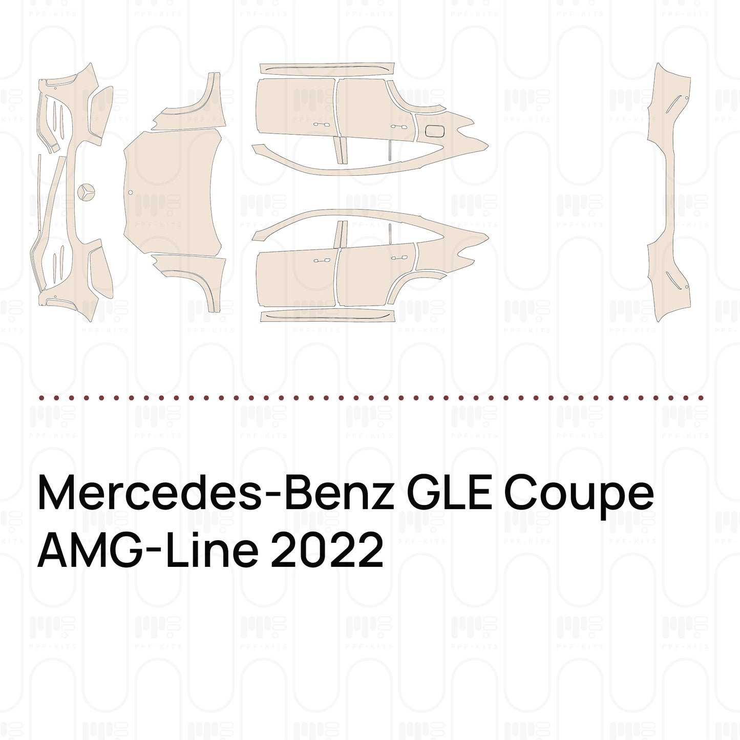 Pre-Cut PPF Mercedes-Benz GLE Coupe AMG-Line 2022