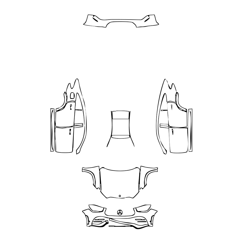 Pre-Cut PPF Mercedes-Benz GLE GLE Coupe AMG Line 2023 - PPF-Kits