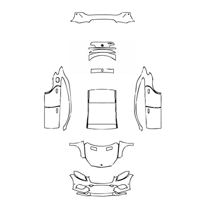 Pre-Cut PPF Mercedes-Benz GLE GLE Coupe Base 2018 - PPF-Kits
