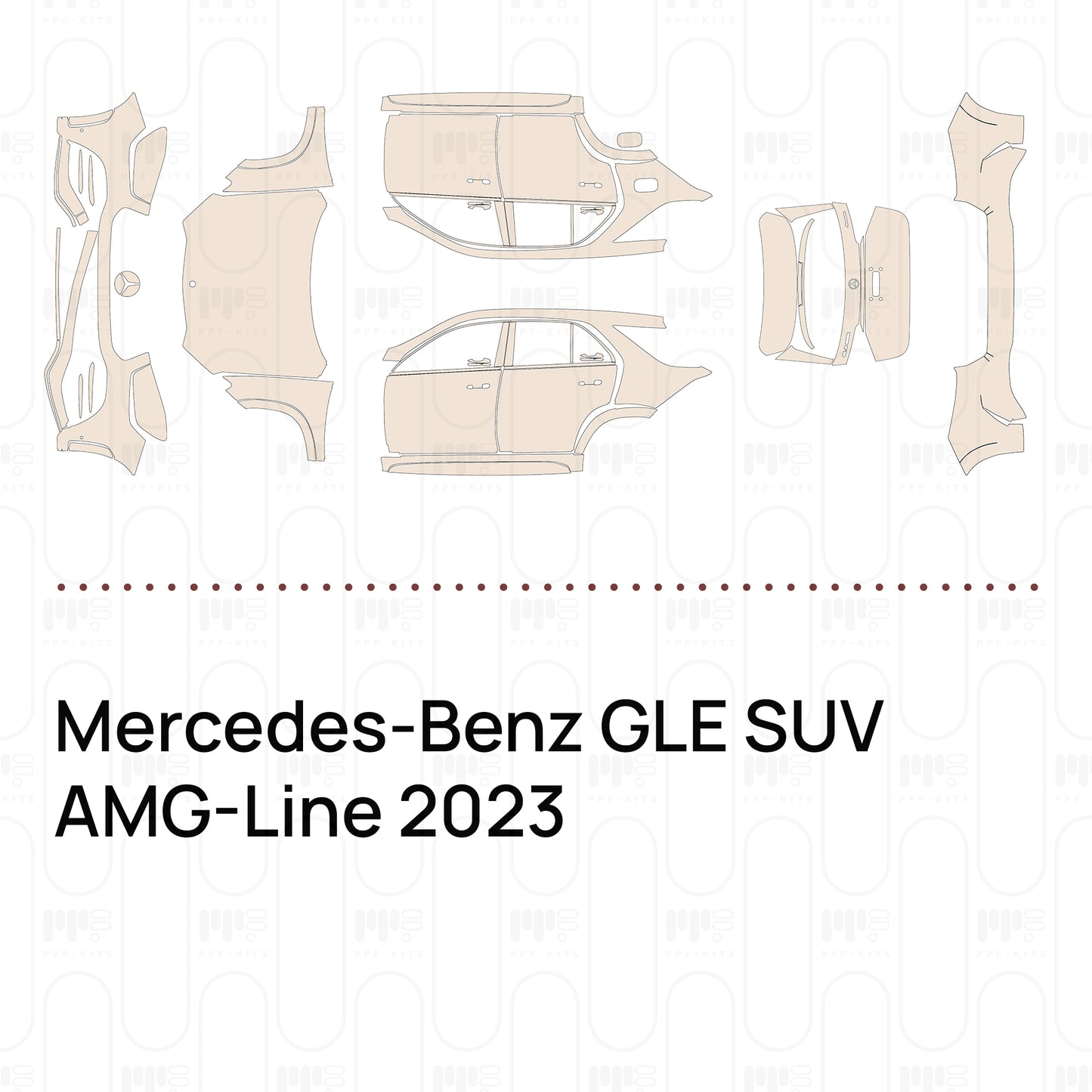 Pre-Cut PPF Mercedes-Benz GLE SUV AMG-Line 2023