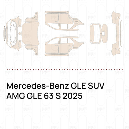 Pre-Cut PPF Mercedes-Benz GLE SUV AMG GLE 63 S 2025