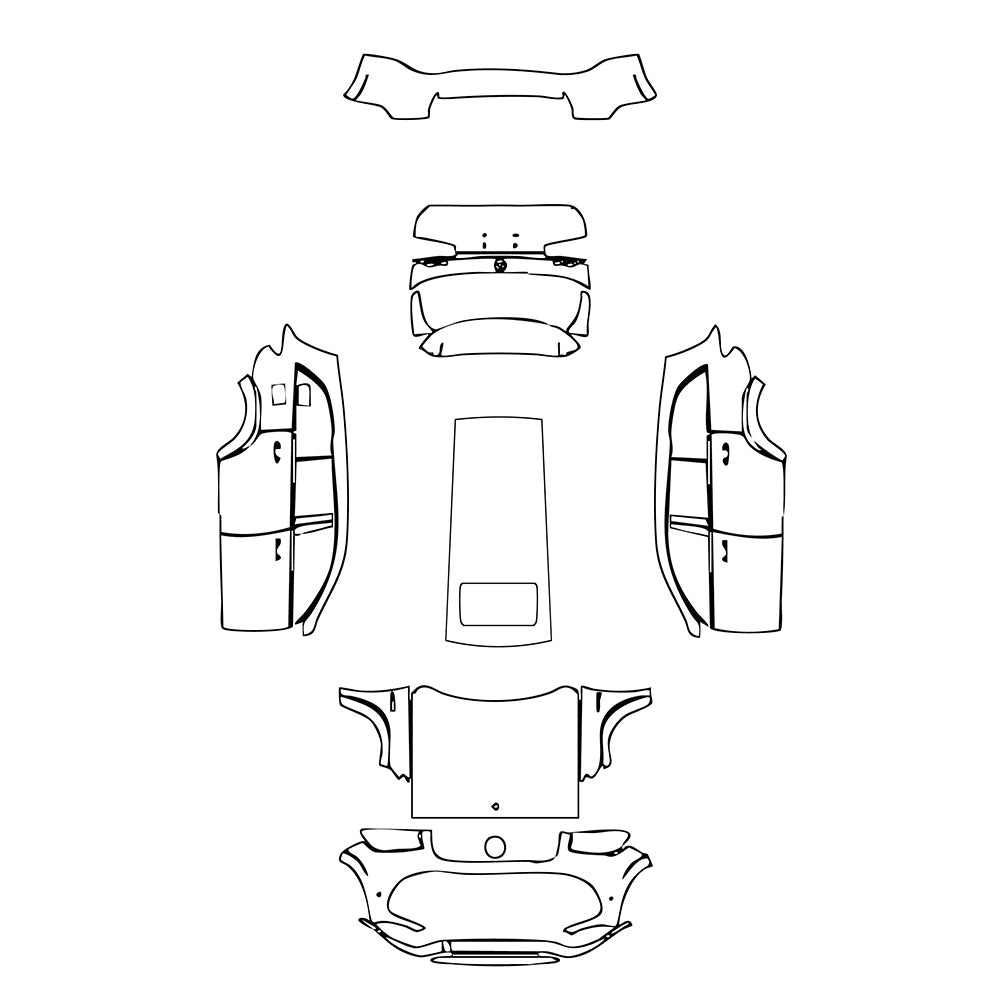 Pre-Cut PPF Mercedes-Benz GLS AMG GLS 63 2022 - PPF-Kits