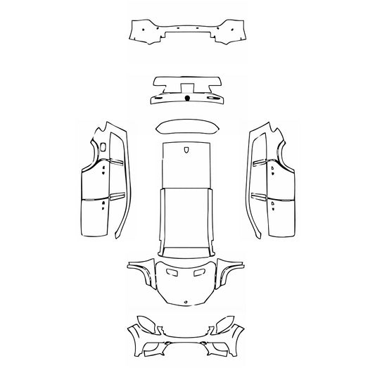 Pre-Cut PPF Mercedes-Benz GLS AMG Line 2019 - PPF-Kits