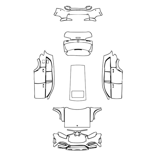 Pre-Cut PPF Mercedes-Benz GLS AMG Line 2020 - PPF-Kits