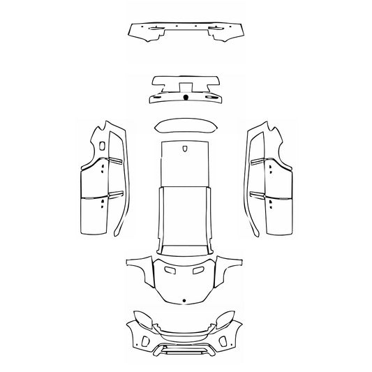 Pre-Cut PPF Mercedes-Benz GLS Base 2017 - PPF-Kits