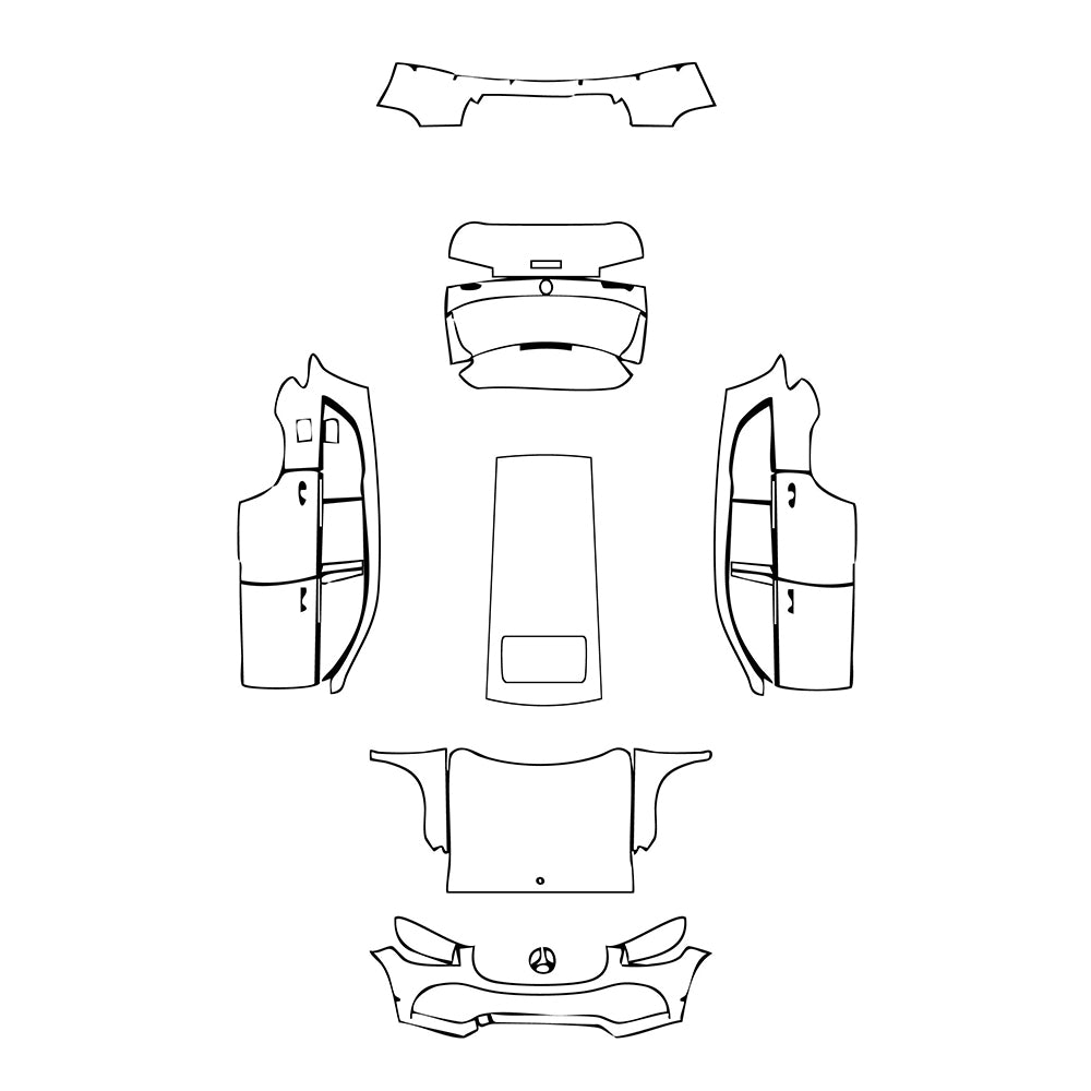 Pre-Cut PPF Mercedes-Benz GLS Base 2022 - PPF-Kits