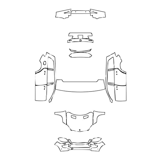 Pre-Cut PPF Mercedes-Benz GL Base 2014 - PPF-Kits