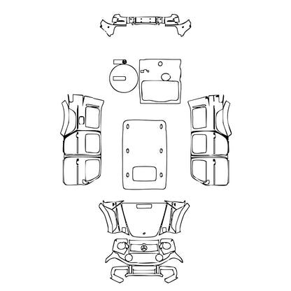 Pre-Cut PPF Mercedes-Benz G Class AMG G63 2021 - PPF-Kits