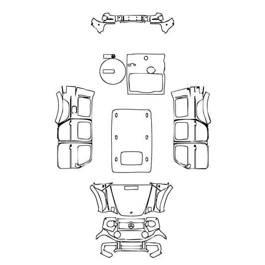 Pre-Cut PPF Mercedes-Benz G Class AMG G63 2023 - PPF-Kits