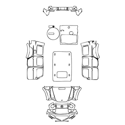 Pre-Cut PPF Mercedes-Benz G Class G350 2020 - PPF-Kits