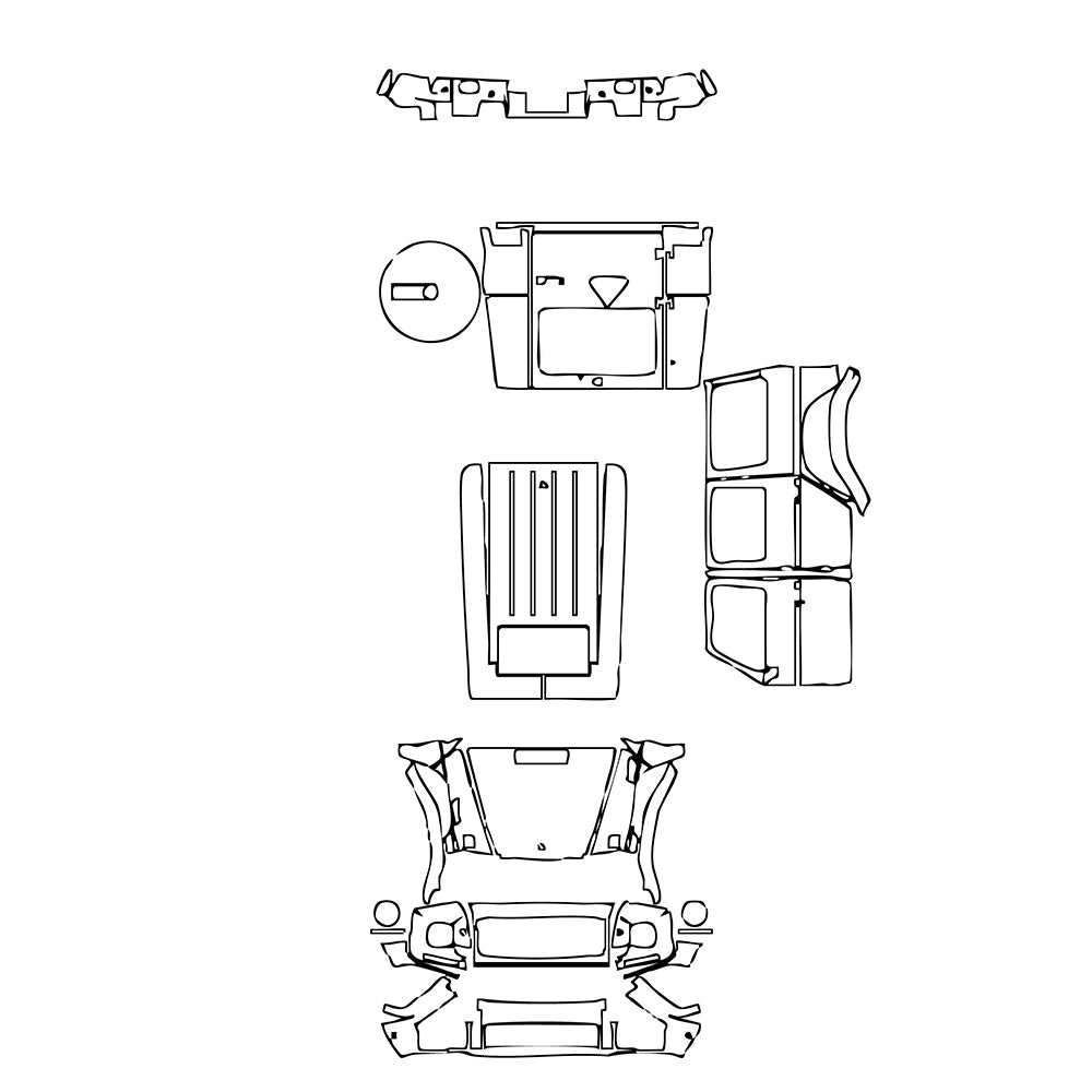 Pre-Cut PPF Mercedes-Benz G Class G350d 2018 - PPF-Kits