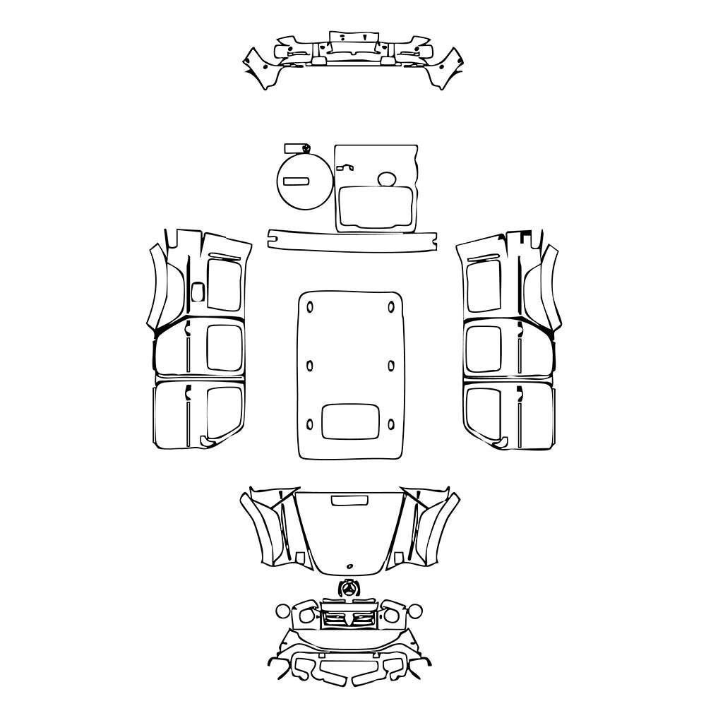 Pre-Cut PPF Mercedes-Benz G Class G450 2025 - PPF-Kits