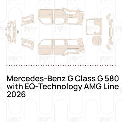 Pre-Cut PPF Mercedes-Benz G Class G 580 with EQ-Technology AMG Line 2026