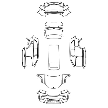 Pre-Cut PPF Mercedes-Benz Maybach GLS 2023 - PPF-Kits