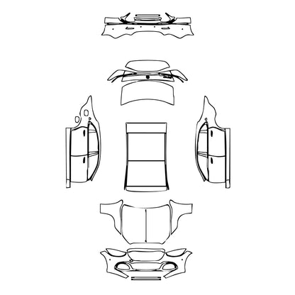 Pre-Cut PPF Mercedes-Benz Maybach S Class S680 2021 - PPF-Kits