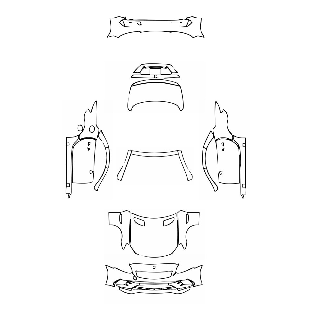 Pre-Cut PPF Mercedes-Benz SLC AMG Line 2019 - PPF-Kits