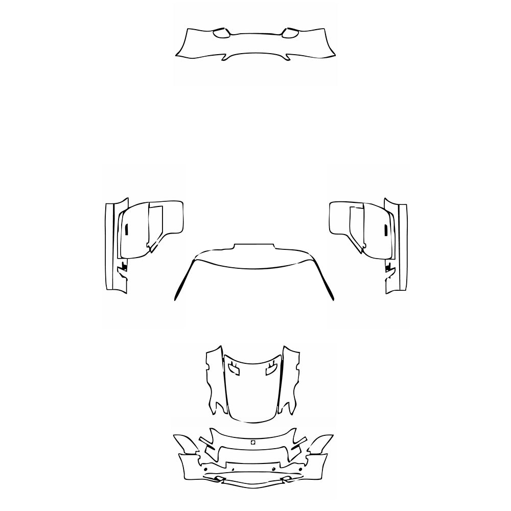 Pre-Cut PPF Mercedes-Benz SLS Coupe 2012 - PPF-Kits