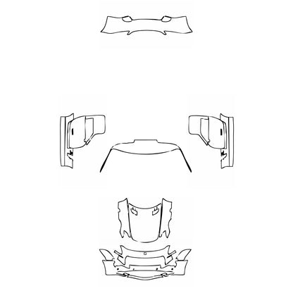 Pre-Cut PPF Mercedes-Benz SLS Coupe 2014 - PPF-Kits