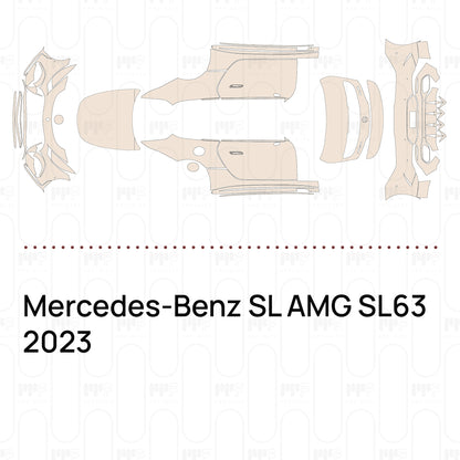 Pre-Cut PPF Mercedes-Benz SL AMG SL63 2023