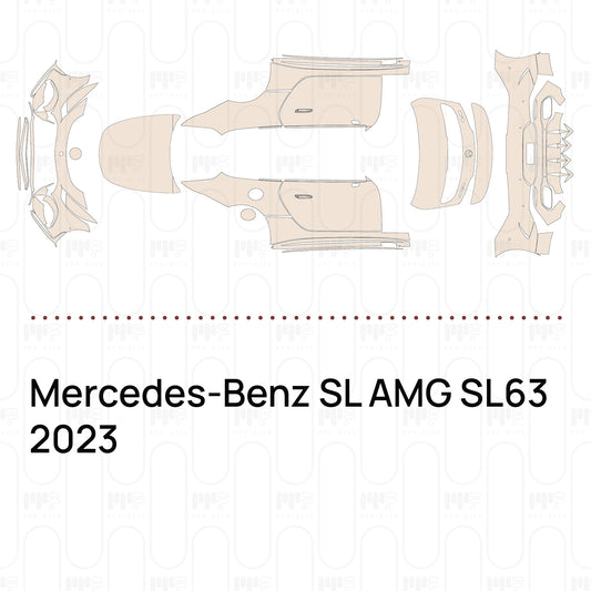 Pre-Cut PPF Mercedes-Benz SL AMG SL63 2023