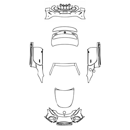Pre-Cut PPF Mercedes-Benz SL AMG SL63 2025 - PPF-Kits