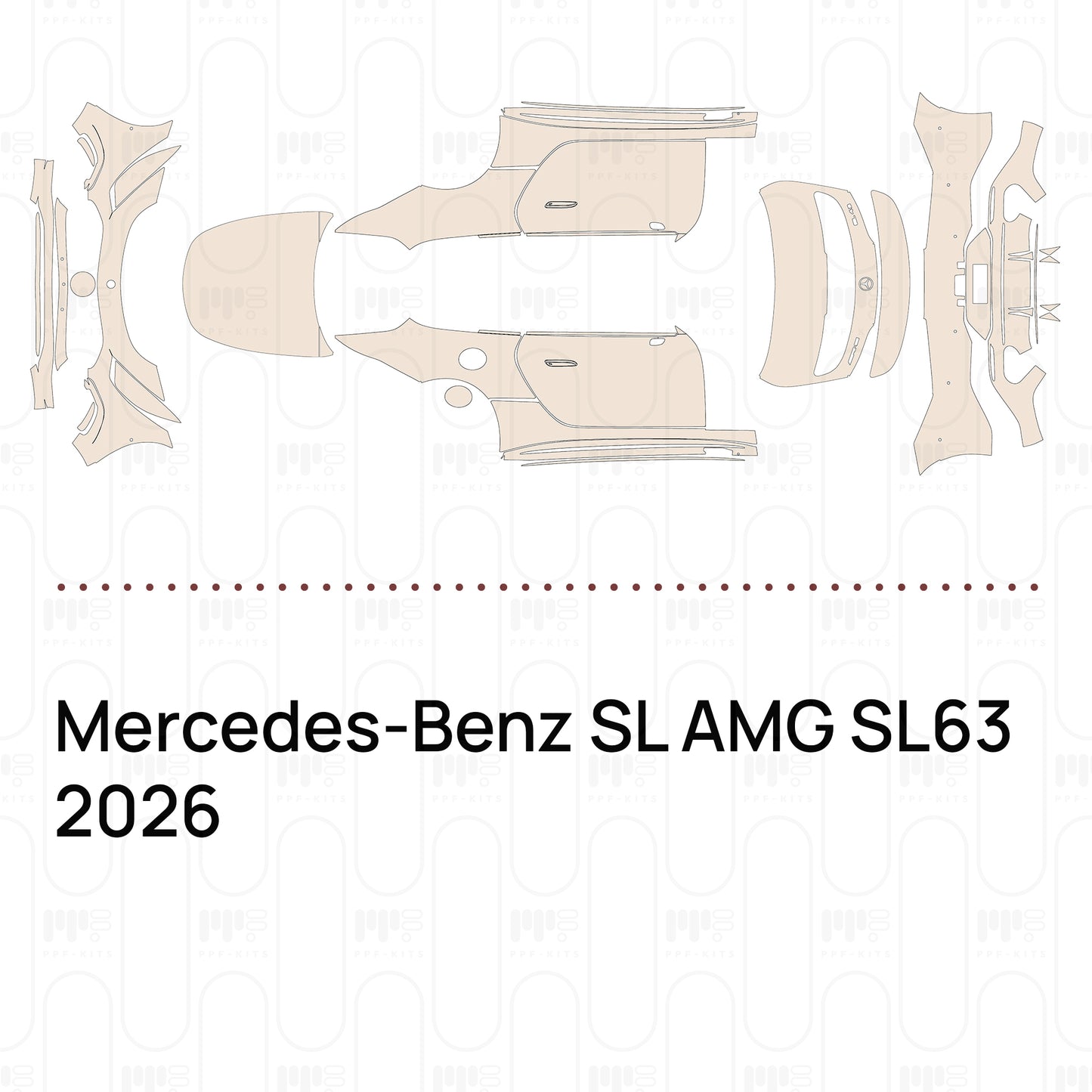 Pre-Cut PPF Mercedes-Benz SL AMG SL63 2026