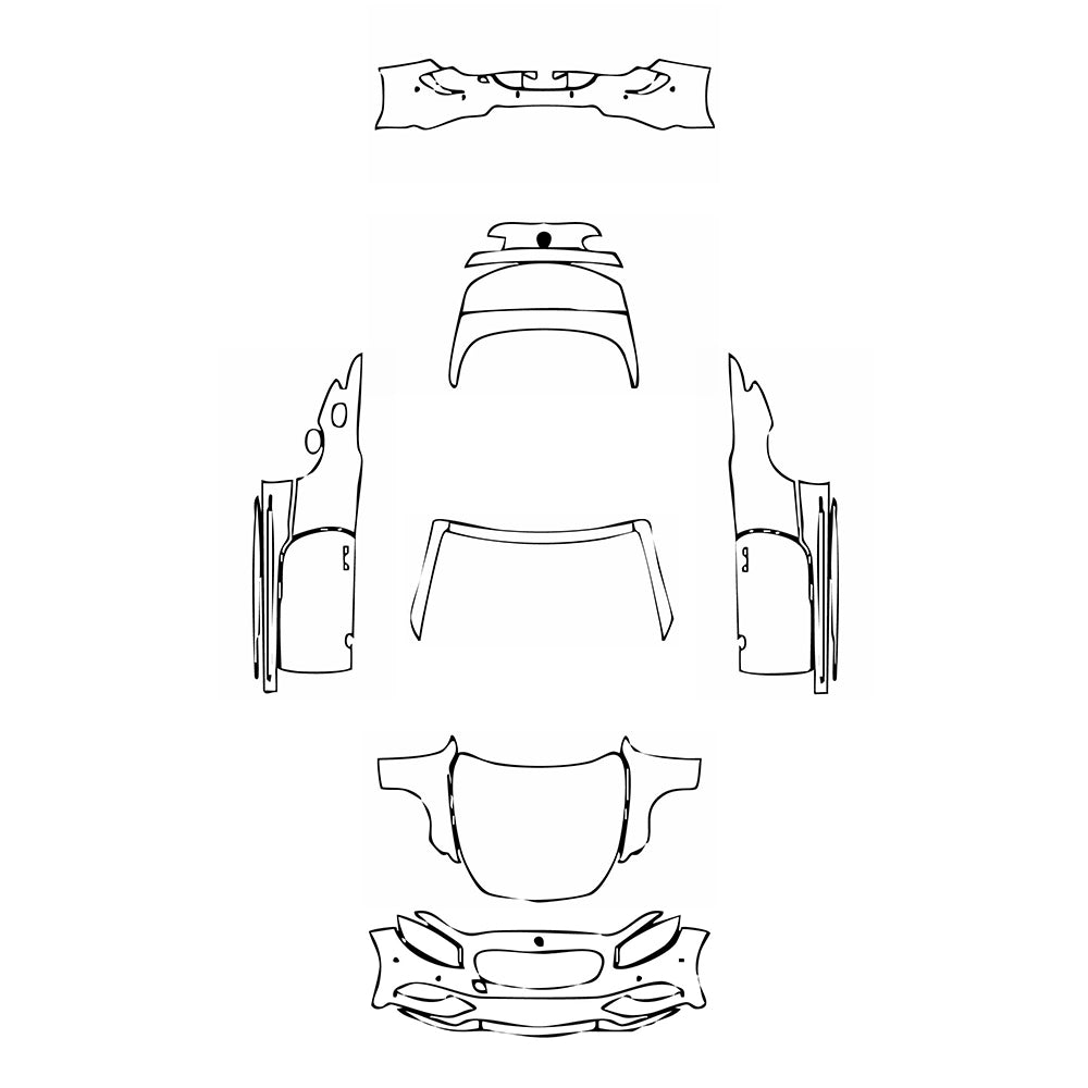 Pre-Cut PPF Mercedes-Benz S Class Cabriolet Base 2017 - PPF-Kits