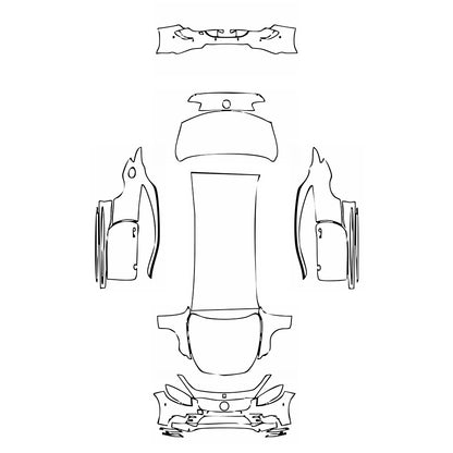 Pre-Cut PPF Mercedes-Benz S Class Coupe AMG Line 2019 - PPF-Kits