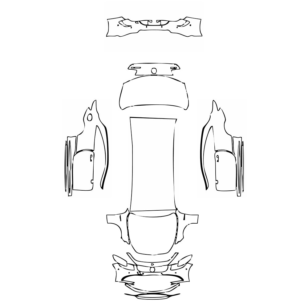 Pre-Cut PPF Mercedes-Benz S Class Coupe AMG S63 2015 - PPF-Kits