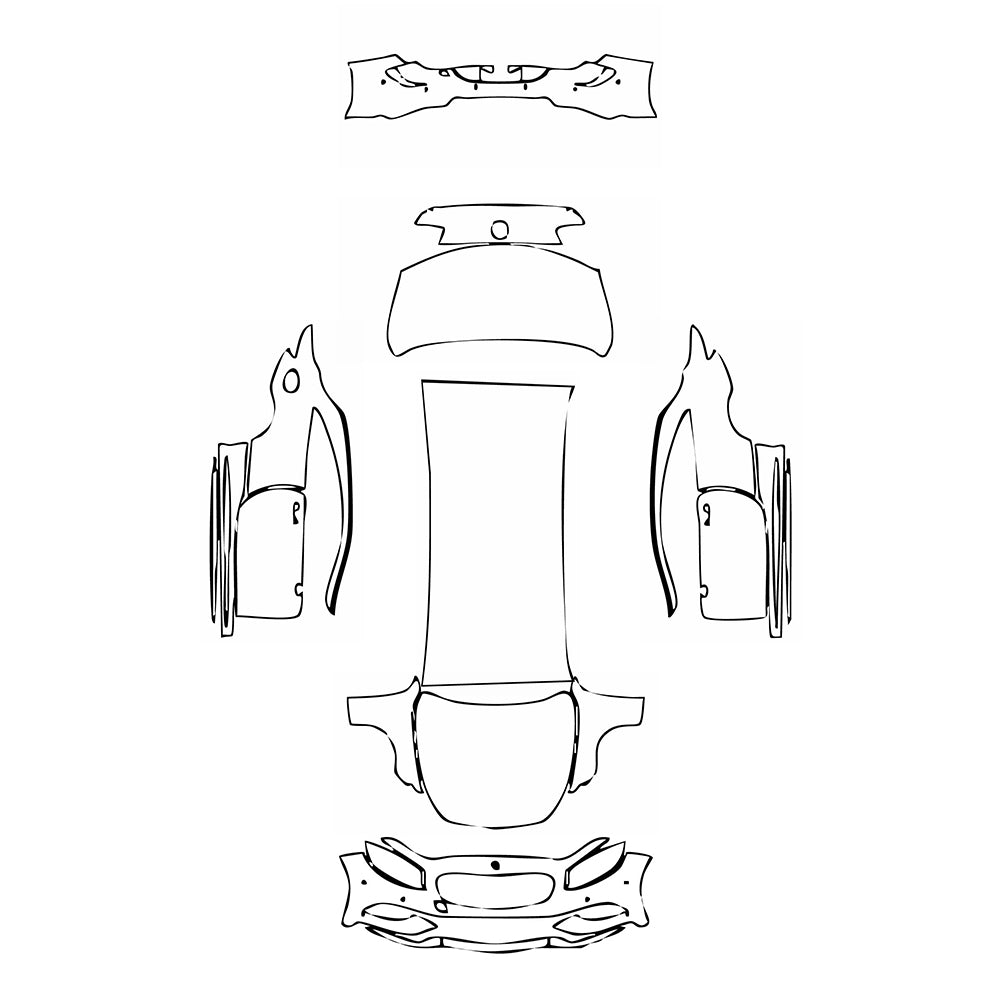 Pre-Cut PPF Mercedes-Benz S Class Coupe Base 2015 - PPF-Kits